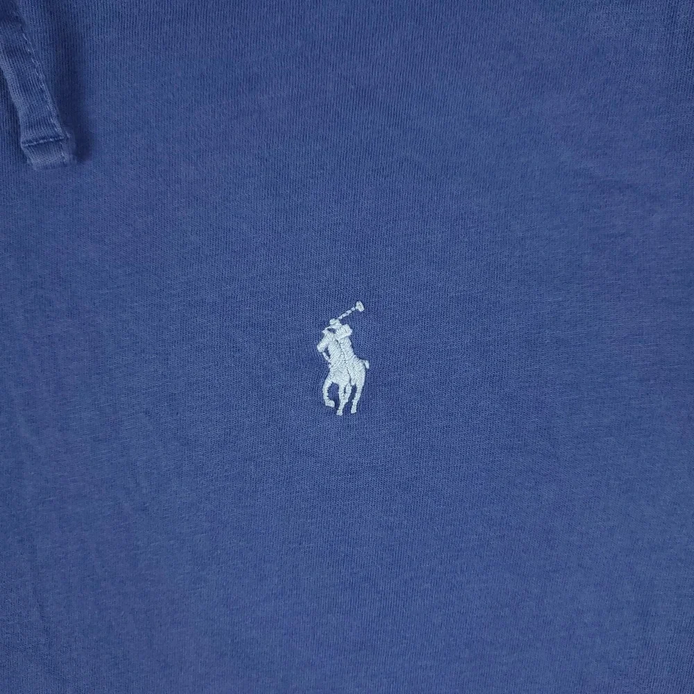 Ralph Lauren Shirt Mens Size Medium Blue Pony Hoodie Pullover Long Sleeve * - Picture 2 of 10